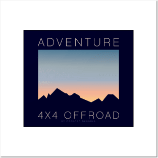 4x4 Offroad Adventure - Sunrise Posters and Art